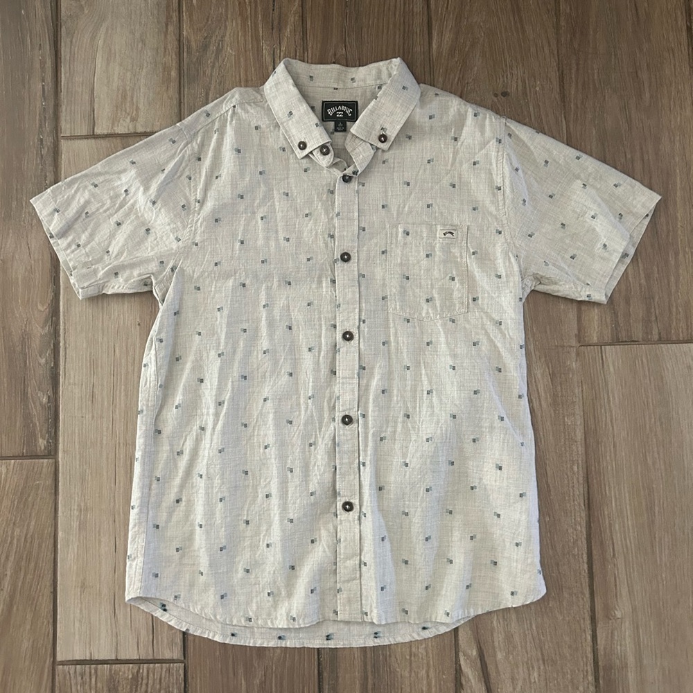 Boys billabong button down shirt